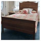 Antique Oak Full Size Bed
