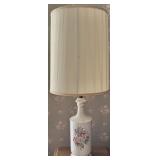 VTG Ceramic Floral Lamp