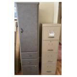 (2) Tall Filing Cabinets