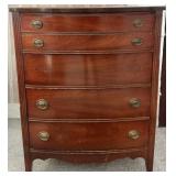 Dixie Furniture Mahogany 4-Drawer Chest