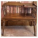 Vintage Gossip/Telephone Bench