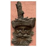 Hand-Carved Wood Spirit Wall Art