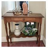 End Table w/ Contents