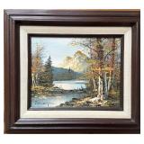 Painting on Canvas Framed by Jim Chapel