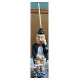 Vintage Old Man Toilet Paper Holder