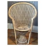 Vintage Doll Peacock Chair