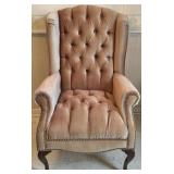 Tufted Wingback Chair