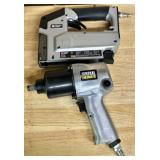 Pneumatic Staple Gun & 1/2"dr. Impact Wrench