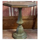 Vintage Brandt Octagon Pedestal Accent Table