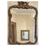 Vintage Regency Rococo Style Gold Gilt Mirror