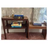 (2) Vintage End Tables w/ Contents