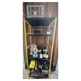Yellow Metal Storage Rack