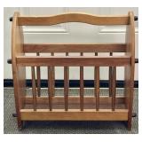 Wood Magazine Rack