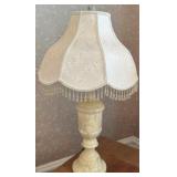 Alabaster Table Lamp  and Shade