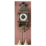 Vintage Dutch Zaanse Style Wall Clock