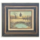 Artist Signed Framed Oil on Canvas