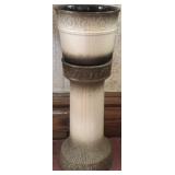 Pedestal Plant Stand w/ Matching Planter