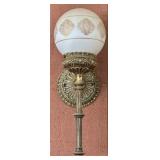 MCM Hollywood Regency Brass Wall Sconce