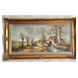 Artist Signed Oil On Canvas