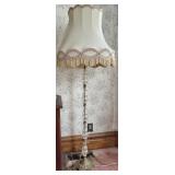 Antique Crystal Floor Lamp