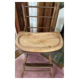 Vintage Wood Childs High Chair