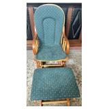Glider Rocker w/Ottoman