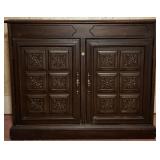 Vintage Rollaway Wine Bar/Console