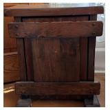 Antique End Table w/Foldable Dinner Tables