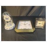 3 clocks