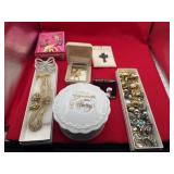 Assortment of ear rings and more