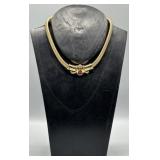 Vintage Coro Gold-Tone Choker Necklace