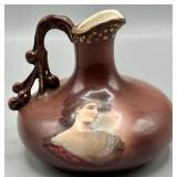 Victorian Era Austrian Pottery Ewer