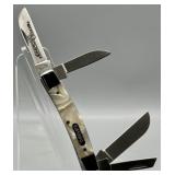 Imperial Schrade Cracked Ice Marble Handle Knife