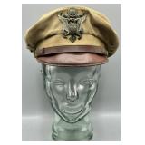 Original U.S. WWII USAAF Officerï¿½s Crusher Cap