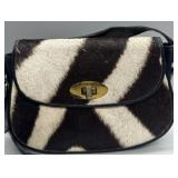Vintage Hide & Leather Crossbody Bag
