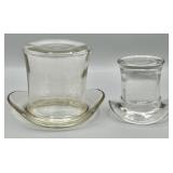 Glass Top Hat Planters