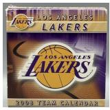 LA Lakers 2008 Team Calendar - NOS