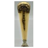 Victorian Style Wax Seal Desk Stamp w/Bone Handle