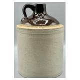 Antique Two-Tone Stoneware Jug