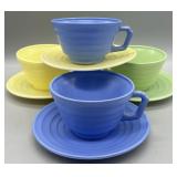 MCM Hazel Atlas Paltonite Cups and Saucers