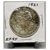 1921 Morgan Silver Dollar
