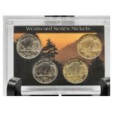 2005 D&P Buffalo Nickel 4 Coin Set Reg & Goldplate