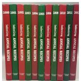(11) Southern Living Annual Recipes Cookbooks