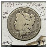 1879-CC Morgan Silver Dollar