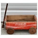 Vintage Coca Cola Crate Wagon