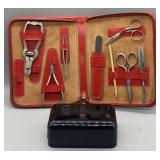 VTG Manicure Set & Fabergï¿½ Soap Case