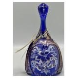 Fenton Handpainted Designer Series Art Glass Bell