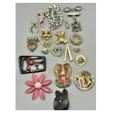 Vintage Costume Jewelry Brooches