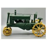 Vintage John Deere Cast Iron Toy Tractor