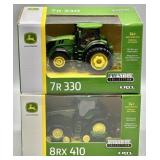 (2) ERTL Prestige Collection John Deere Tractors